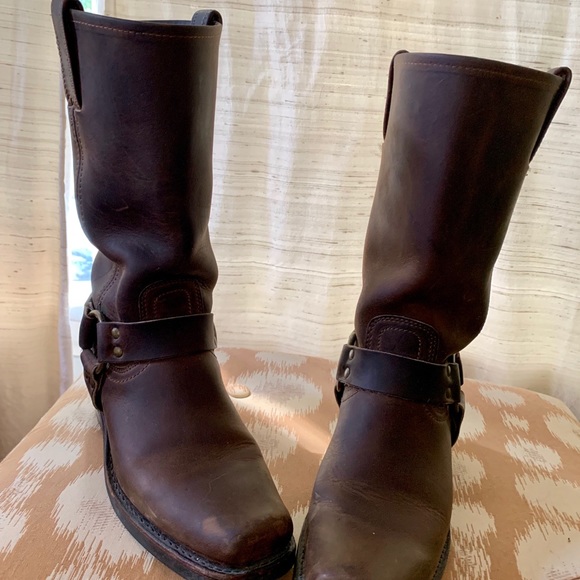 Vintage Frye Harness Boots - Picture 3 of 5